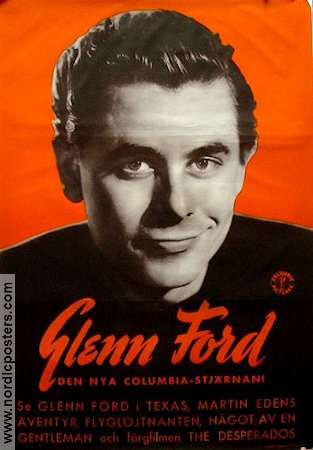 Glenn Ford Columbia-stjärnan 1942 poster Glenn Ford