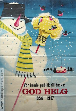 God Helg 1956 affisch Hitta mer: Advertising