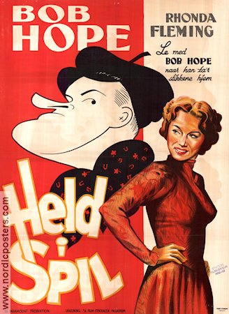 The Great Lover 1952 poster Bob Hope Rhonda Fleming