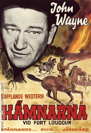 Hämnarna vid Fort Loudoun 1939 poster John Wayne