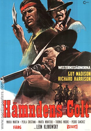 Hämndens Colt 1971 poster Richard Harris Maria Martin Leon Klimovsky