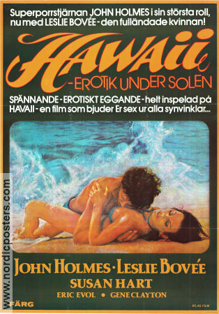 Hawaii erotik under solen 1976 poster John Holmes Leslie Bovee Susan Hart Stanley Kurlan