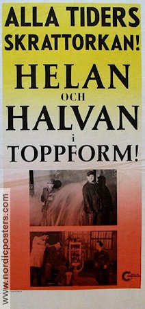 Helan och Halvan i toppform 1968 poster Helan och Halvan