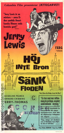 Höj inte bron sänk floden 1968 poster Jerry Lewis Jerry Paris