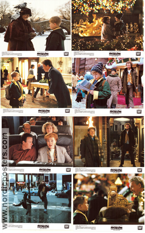 Home Alone 2: Lost in New York 1992 lobbykort Macaulay Culkin Joe Pesci Daniel Stern Chris Columbus Barn