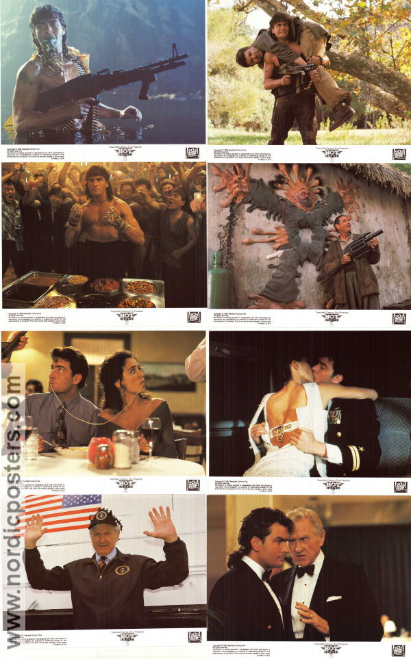 Hot Shots! 2 1993 lobbykort Charlie Sheen Lloyd Bridges Valeria Golino Jim Abrahams