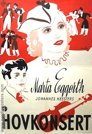 Hovkonsert 1937 poster Martha Eggerth