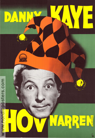 Hovnarren 1955 poster Danny Kaye Glynis Johns Basil Rathbone Melvin Frank