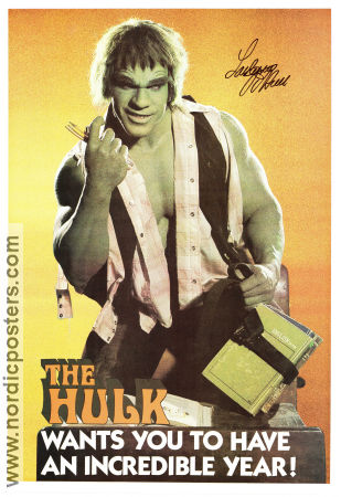 The Hulk Wants You 1979 poster Lou Ferrigno