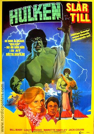 Hulken slår till 1980 poster Bill Bixby Hitta mer: Marvel Från serier