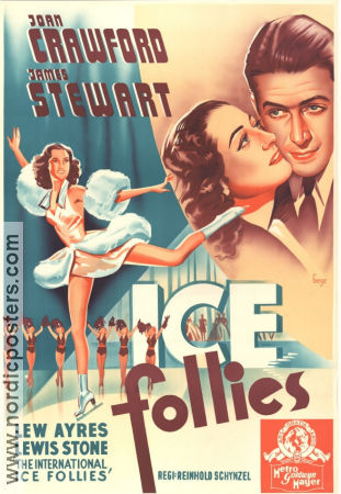 The Ice Follies of 1939 1939 poster Joan Crawford James Stewart Reinhold Schünzel