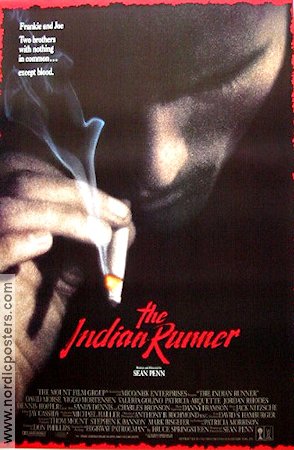Indian Runner 1991 poster Sean Penn Rökning