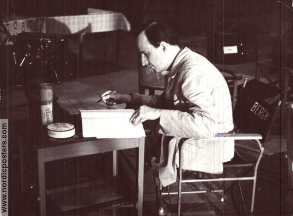 Ingmar Bergman pressphoto 1958 filmfotos Ingmar Bergman
