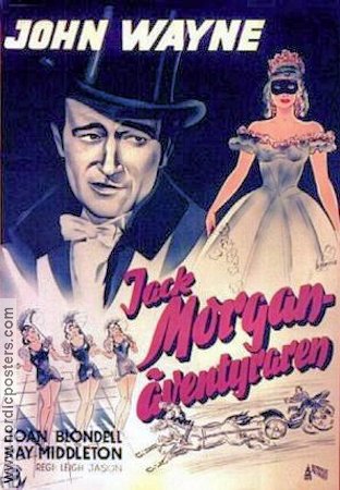 Jack Morgan äventyraren 1947 poster John Wayne Joan Blondell
