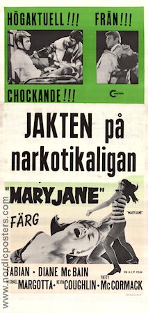 Jakten på narkotikaligan 1968 poster Fabian Diane McBain Maury Dexter