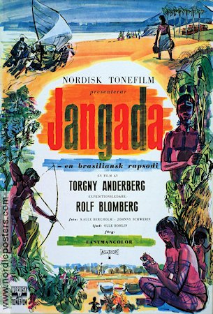 Jangada 1959 poster Rolf Blomberg Torgny Anderberg Dokumentärer