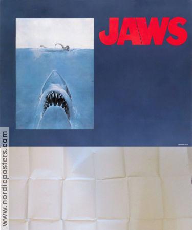 Jaws Subway poster New York 1975 1975 poster Roy Scheider Richard Dreyfuss Robert Shaw Steven Spielberg Hitta mer: Large poster Fiskar och hajar