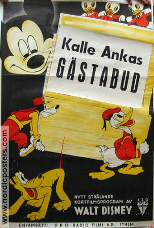 Kalle Ankas gästabud 1941 poster Kalle Anka