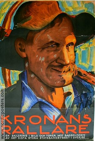 Kronans rallare 1932 poster Fritiof Billquist Weyler Hildebrand Konstaffischer