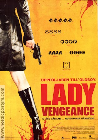 Lady Vengeance 2005 poster Yeong-ae Lee Park Chan-wook Filmen från: Korea Asien