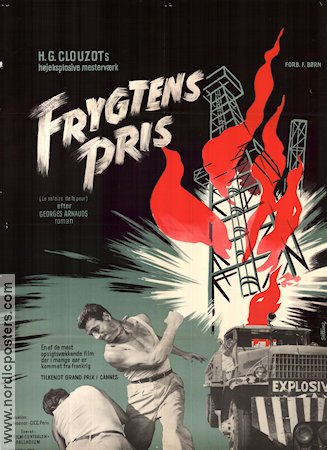 Le salair de la peur 1953 poster Yves Montand Henri-Georges Clouzot