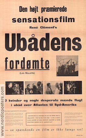 Les maudits 1947 poster René Clément