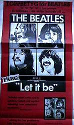 Let It Be 1970 poster Beatles Rock och pop