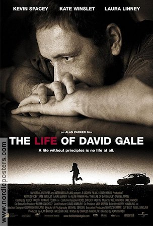 The Life of David Gale 2003 poster Kevin Spacey Kate Winslet Laura Linney Alan Parker