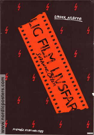 Livsfarlig film 1988 poster Leif Andrée Christina Andrén Ewamaria Björkström-Roos Suzanne Osten