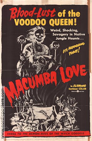 Macumba Love 1960 poster Douglas Fowley