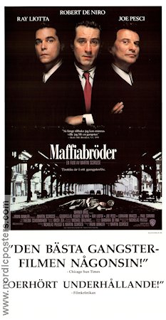 Maffiabröder 1990 poster Robert De Niro Joe Pesci Ray Liotta Martin Scorsese Maffia