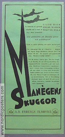 Manegens skuggor 1931 poster Liane Haid
