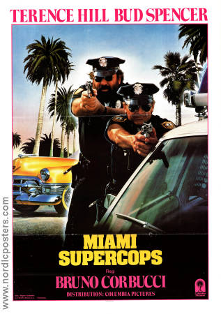Miami Supercops 1985 poster Terence Hill Bud Spencer Bruno Corbucci
