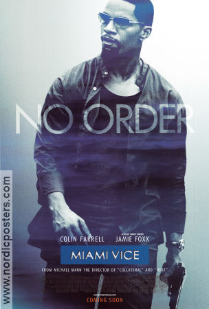Miami Vice 2006 poster Jamie Foxx Michael Mann Från TV Glasögon Poliser