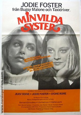 Min vilda syster 1978 poster Jodie Foster