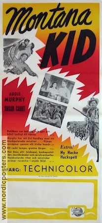 Montana Kid 1953 poster Audie Murphy