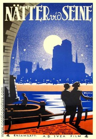 Nätter vid Seine 1933 poster Victor Trivas