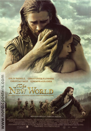 The New World 2005 poster Colin Farrell Q´orianka Kilcher Christopher Plummer Terrence Malick