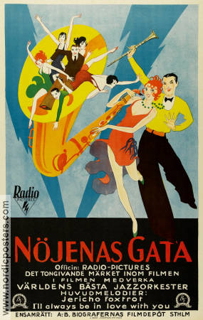 Nöjenas gata 1929 poster Dorothy Lee Jazz