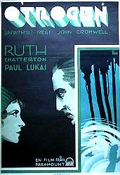 Otrogen 1931 poster Ruth Chatterton Paul Lukas