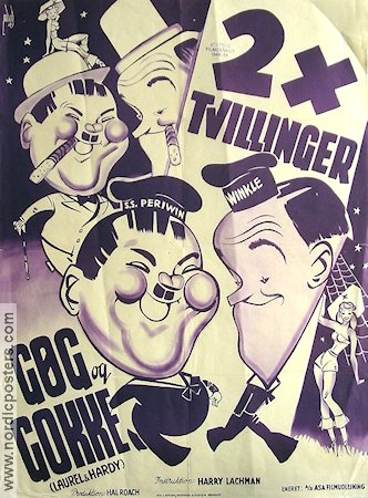 Our Relations 1936 poster Laurel and Hardy Helan och Halvan