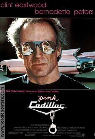 Pink Cadillac 1989 poster Clint Eastwood Bernadette Peters Bilar och racing Glasögon