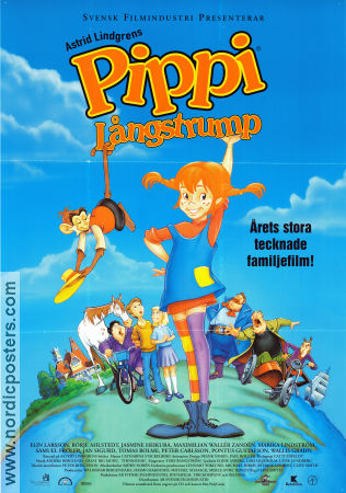 Pippi Långstrump 1997 poster Catherine O´Hara Michael Schaack Text: Astrid Lindgren Hitta mer: Pippi Långstrump Animerat Från TV