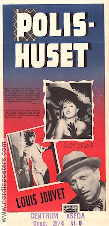 Polishuset 1947 poster Louis Jouvet Suzy Delair Poliser