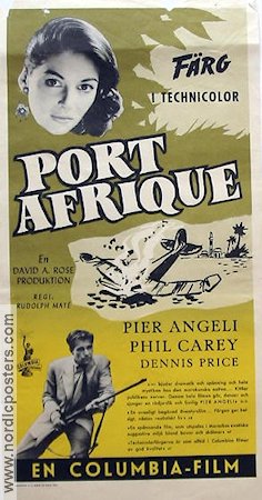 Port Afrique 1956 poster Pier Angeli