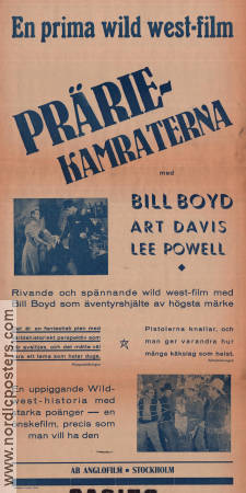 Präriekamraterna 1942 poster Bill Boyd Art Davis Lee Powell Sam Newfield