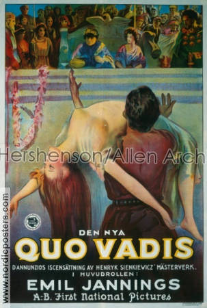Quo Vadis 1924 poster Emil Jannings