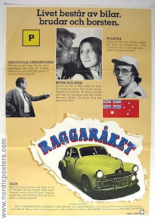 Raggaråket 1978 poster Michael Thornhill Filmen från: Australia Bilar och racing