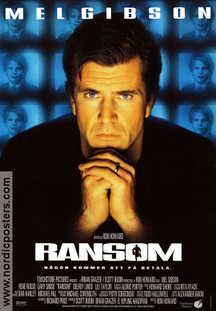 Ransom 1996 poster Mel Gibson Rene Russo Gary Sinise Ron Howard