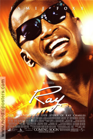 Ray 2004 poster Jamie Foxx Regina King Kerry Washington Taylor Hackford Hitta mer: Ray Charles Glasögon